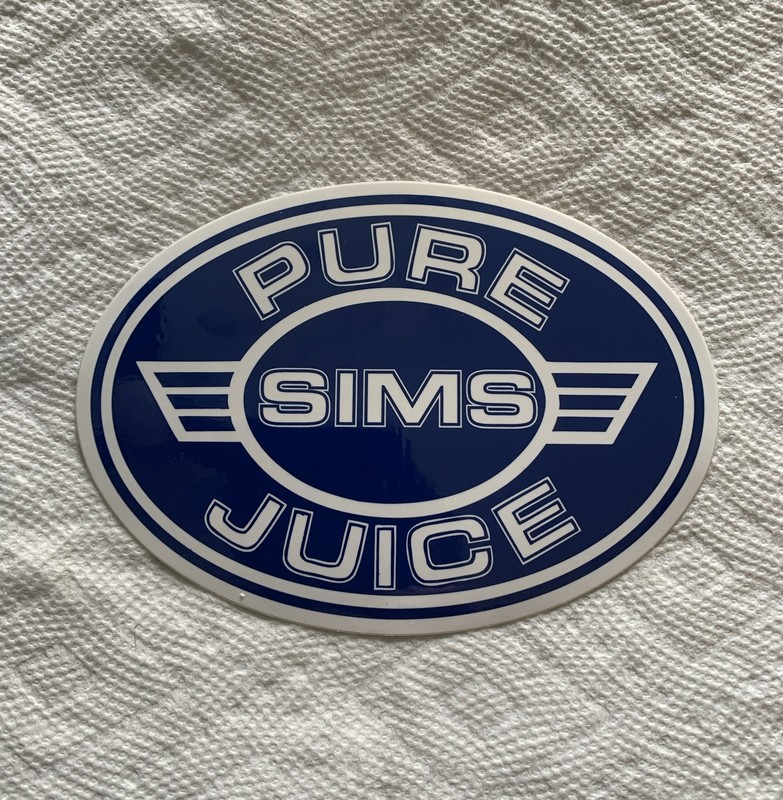 Vintage skateboard sticker Sims Hobie G&S NOS Deck Santa Cruz Powell Alva Skate