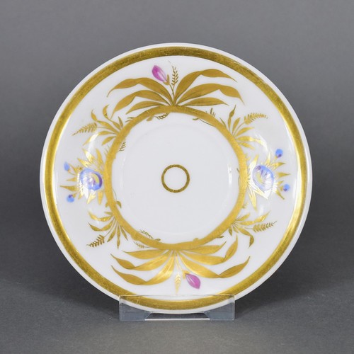 Biedermeier Prunktasse Gedeck Tasse UT coffee cup saucer Porzellan porcelain - Imagen 4 de 5