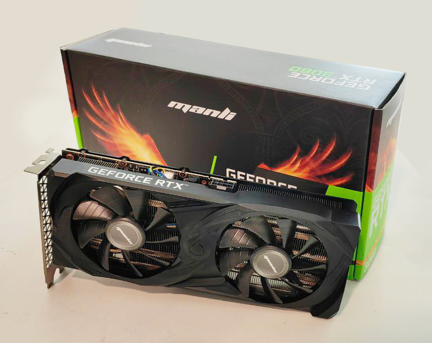 Manli GeForce NVIDIA RTX 3060 12GB GDDR6 192-bit HDMI DP PCIE