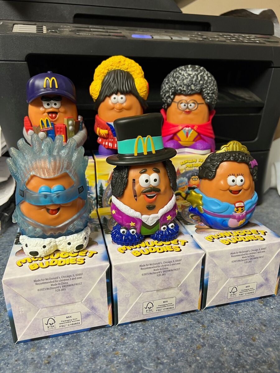 2023 McDONALD'S Kerwin Frost Mcnugget Nugget Buddies TOYS Or 2023 McDONALD'S Kerwin Frost Mcnugget Nugget Buddies TOYS Or