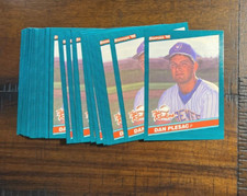 1986 Donruss The Rookies #14 lot 37 Dan Plesac RC Rookie Cards Milwaukee Brewers
