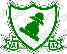 STICKER USN VA  42 GREEN PAWNS
