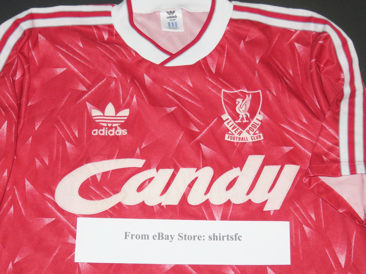 631 リバプール LIVERPOOL CANDY S アディダス サッカー 1989-1990-1991 Adidas Authentic Liverpool FC Home Candy