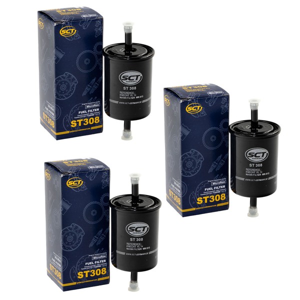 Kraftstofffilter 3 X SCT ST308 FüR VW Seat Alfa Citroen Fiat Opel Peugeot Skoda-image