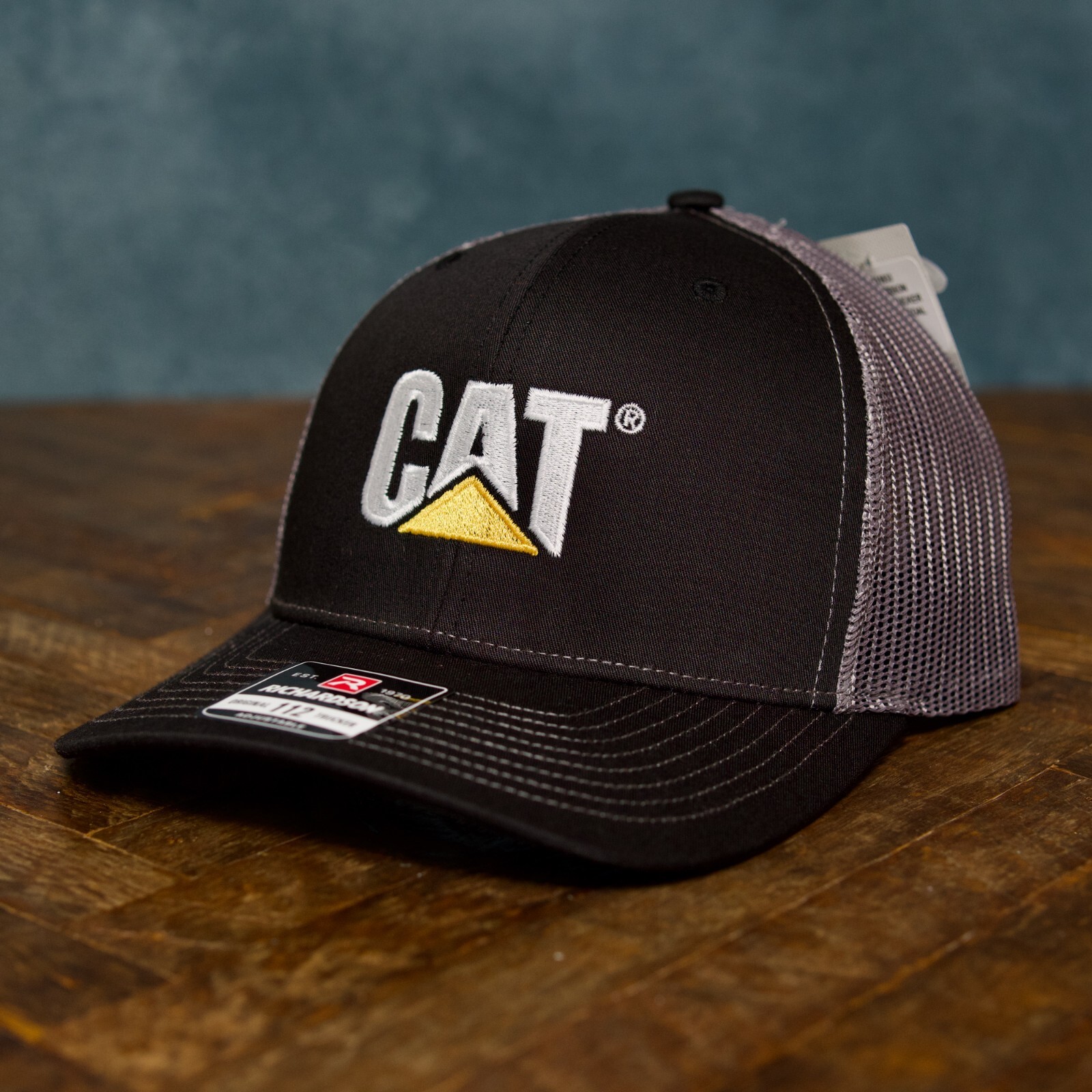 NEW Caterpillar Cat Richardson 112 Twill / Mesh Hat Cap Snapback
