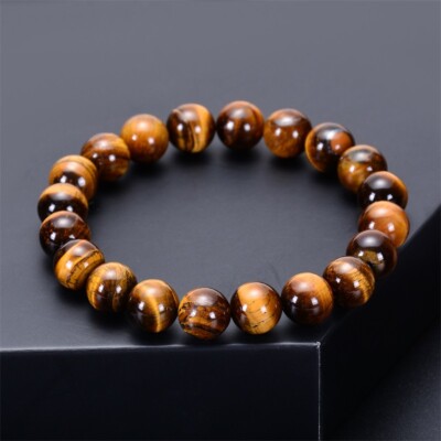 FB JEWELS Tiger's Eye Bead Stretch Bracelet FB JEWELS Tiger's Eye Bead Stretch Bracelet