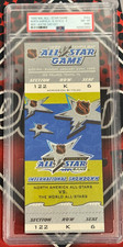 1999 NHL All-Star Game NA & World MVP Gretzky Ticket Full PSA 8 MK POP 1 Highest