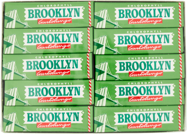 BROOKLYN Chlorophyll Kaugummi 20 Stück