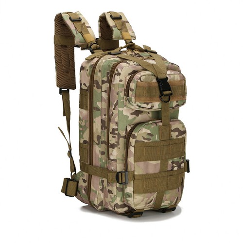 Zaino militare tattico grande borsa impermeabile zaino escursionismo laptop da giorno - Foto 16 di 37