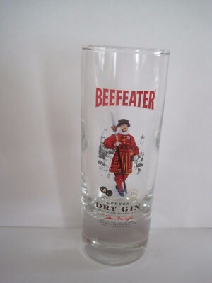 Beefeater Shot Glass James Burrough London 4'' GUC 