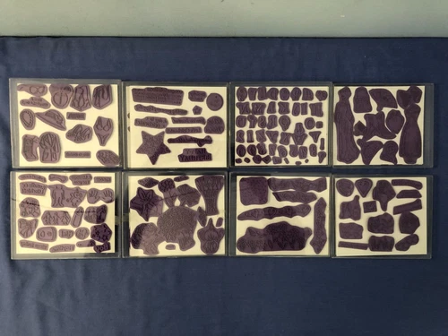 Rubber Stamp Sets Unmounted Bundle x 8 - Picture 2 of 10