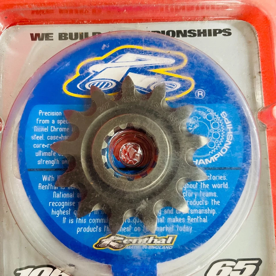 Piñón delantero de acero Renthal 13T para KTM 60 65 (1998-2003)(307-420-13GP) Foto 2 de 4