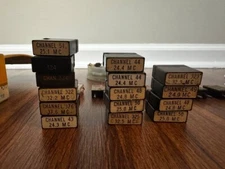 Lot of RF Quartz Crystals & Channel Modules – Assorted Frequencies