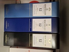 3 macallan edition 12 years age, triple cask, double cask, sherry oak cask