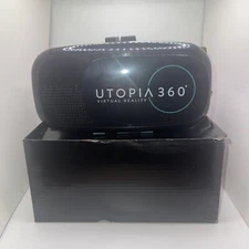 Utopia 360 VR Headset with Wireless Bluetooth Controller - iPhone & Android