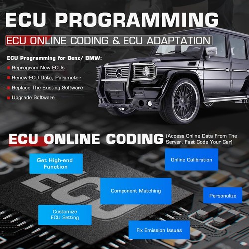 Autel MaxiCOM ULTRA Lite Diagnostic Scanner ECU Programming Coding For Benz BMW - Picture 6 of 21