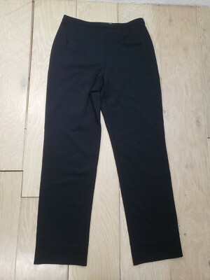 Genny Black Pants Trousers Italy - Size 10 - EUC - 89% Nylon 11% Elastane