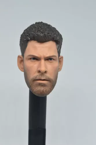 Escultura personalizada de cabeza Thor Ragnarok a escala 1/6 para colección de figuras de 12" Hot Toys - Imagen 1 de 14