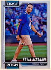 2026 Topps Series 1 Baseball FP-4 Kevin Negandhi - Seattle Mariners FIRST PITCH