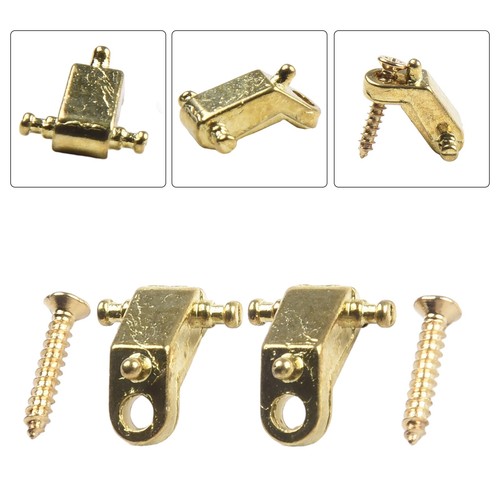 Guitar String Tree Retainer In Chrome/gold With Mounting Screws Instrument New - Picture 3 of 30