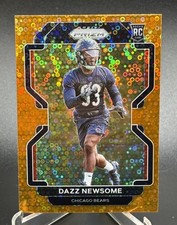 2021 Panini Prizm - Rookie Dazz Newsome #427 Orange Disco Prizm (RC)