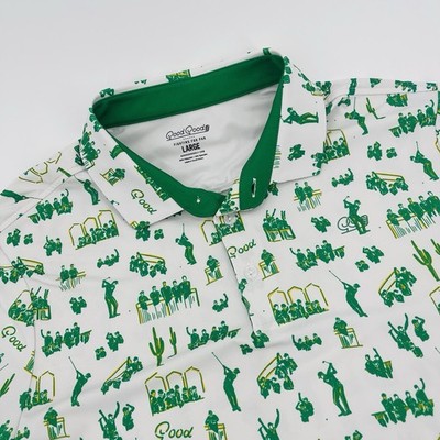 Good Good Golf Polo Mens Large Performance Desert Open 16th Hole Arizona Shirt