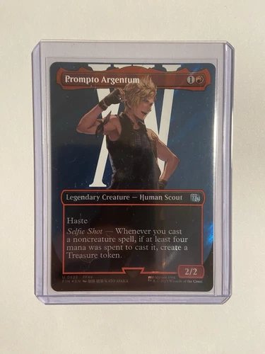 MTG: Final Fantasy Prompto Argentum Uncommon 0532 (Borderless) Surge Foil
