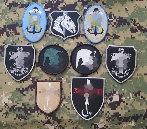 NSWDG Old White squadron Tactical Support elements Early & Later 9 Patch Set