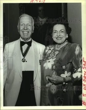 1994 Press Photo Atwood & Nancy Rice at Society St. George Event - noc15911