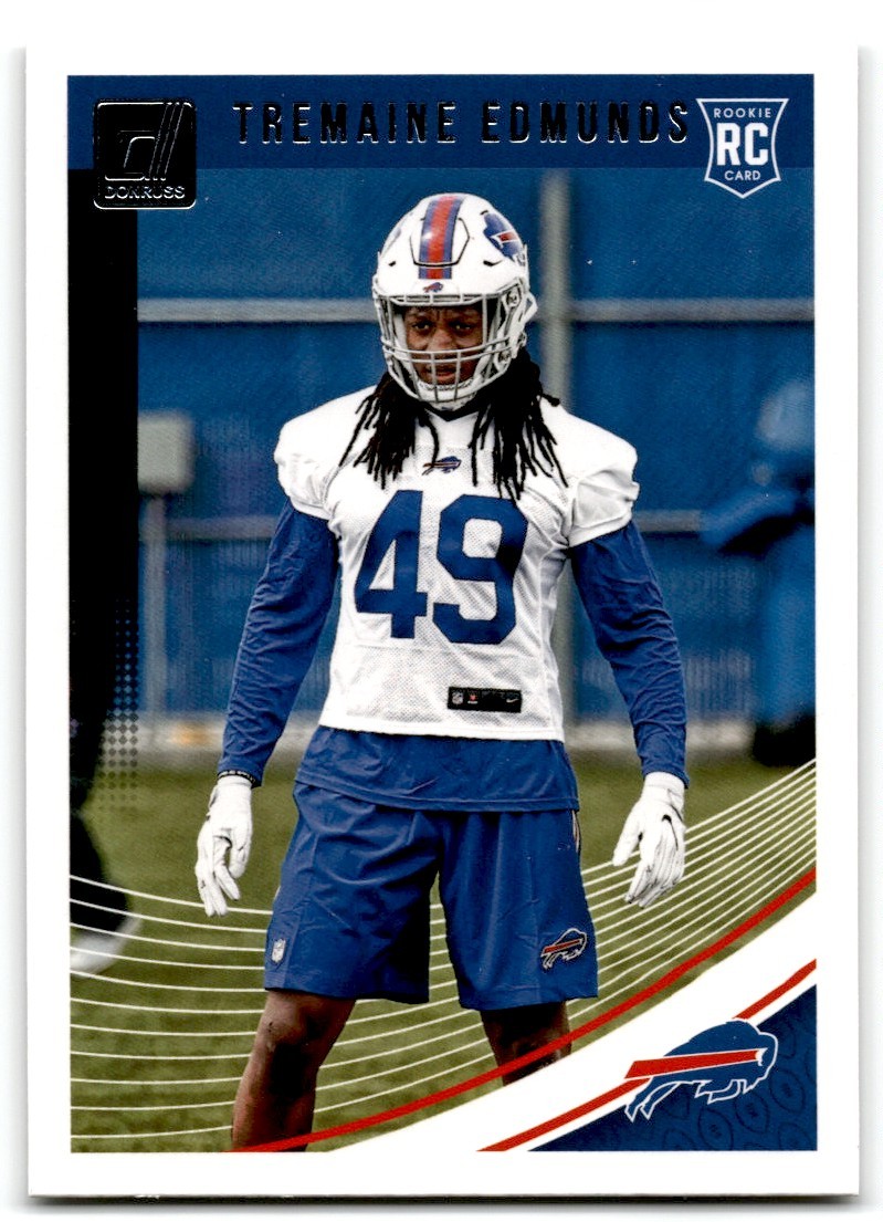 2018 Donruss Tremaine Edmunds Rookie Buffalo Bills #357