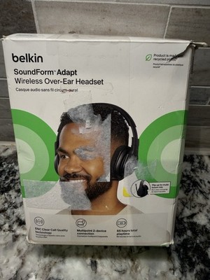 Belkin SoundForm Adapt Wireless Over-Ear Headset - Black