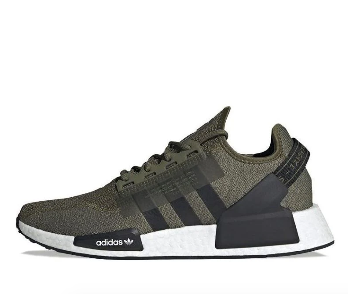 NEW Men's Adidas ORIGINALS NMD_R1 V2 'FOCUS OLIVE' GW4708 Shoes