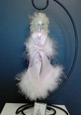 Soffieria De Carlini Blonde in Pink Robe Italian Ornament