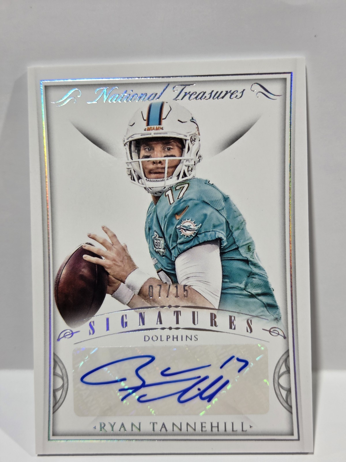 2015 National Treasures Ryan Tannehill Auto 07/15 #SIG-RT