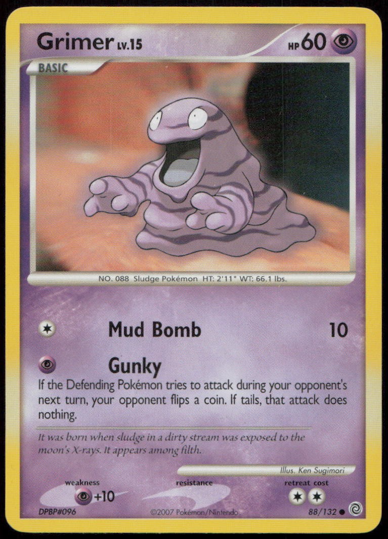 Grimer 88/132 LP Secret Wonders Common Pokemon