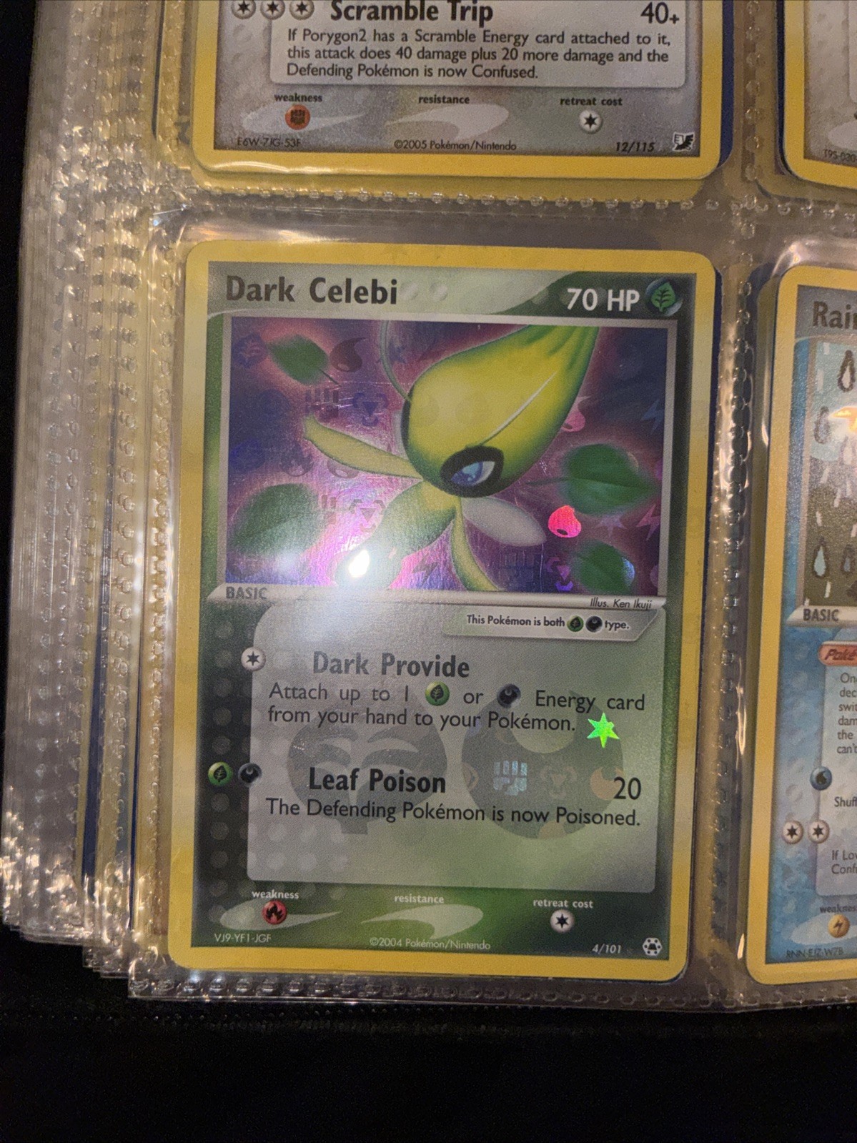 Dark Celebi Holo Rare Hidden Legends 4/101 Pokemon