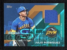 2024 Series 1 City Connect Swatch Collection Gold 4/50 Julio Rodriguez 18pg