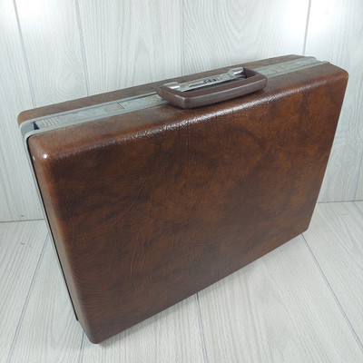 Vintage Samsonite Classic 100 Luggage Breif Case Brown Style Minor Flaws