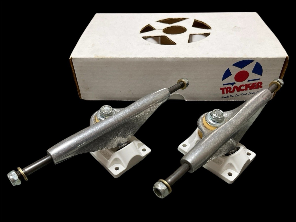 NOS Vintage 80s Tracker Sixtrack Ultralight Skateboard Trucks