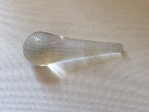 JANE CHARLES ART GLASS Perfume bottle with stopper SIGNED TO BASE - Picture 7 of 8