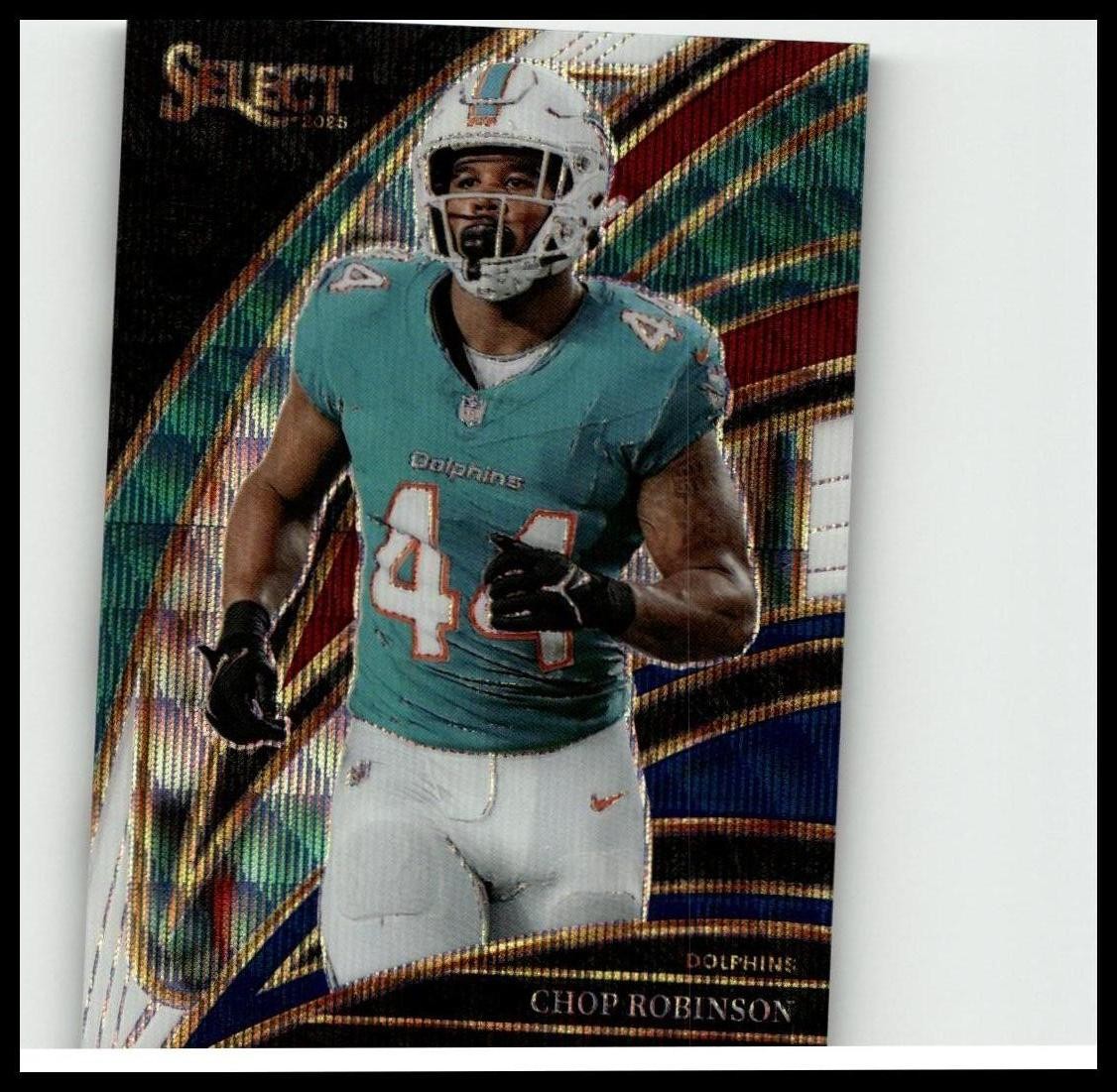 2025 Panini Select #283 Chop Robinson Tri-Color Prizm #/249