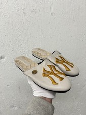 Gucci $980 NY Yankees Princetown Monogram GG Mules Loafer US 7 EU 37 MLB