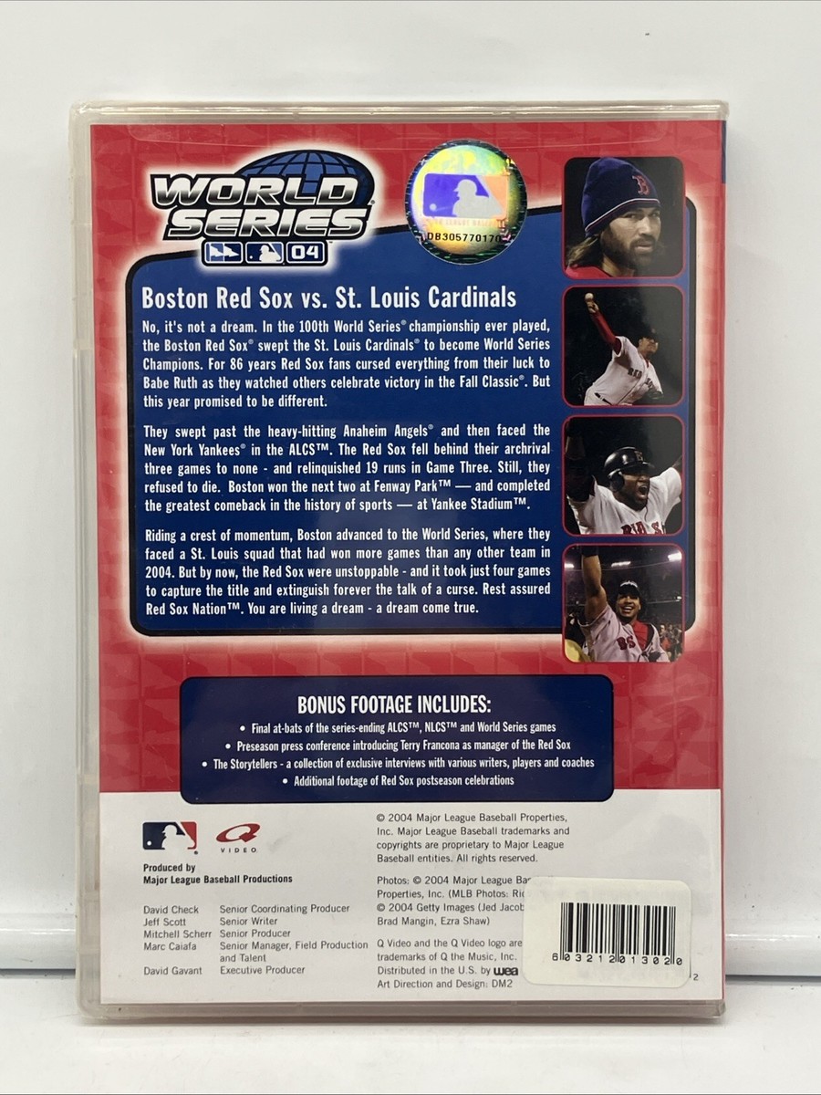 NEW 2004 World Series: Boston Red Sox vs St Louis Cardinals DVD
