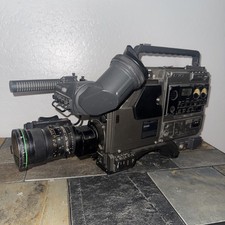 Sony Betacam SP BVP-7 3CCD W/ Canon J13x9B4 TV Zoom Lens Sony Viewfinder AS IS