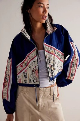 FREE PEOPLE PAULINA TRACK JACKET Medium M NEW W TAGS