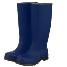 GRAINGER APPROVED 445L48 Rubber Boot,Men's,14,Knee,Blue,PR 445L48