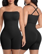 Shapewear Bodysuits Built in Bra, Tummy Control Strapless/strap Top for Women...