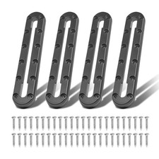 4-Pack Kayak Track Mount 9 inch Low Profile Kayak Rail Track with 12 Holes ...