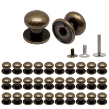 YuGtcen 32pcs Mini Drawer Pulls, 0.37inch Small Knobs for Jewelry Box, Metal ...