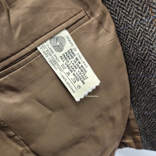 Gieves Hawkes Savile Wool Tweed Country Races Sports Blazer Jacket Size 40 L - Picture 6 of 9